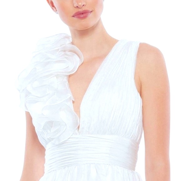 ⭐️SOLD⭐️Mac Duggal Vintage Style Floral Gown Wedding Bride Sz 14 - Picture 5 of 17